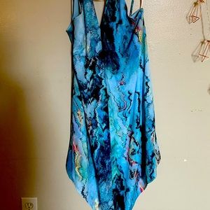 Flowy, halter dress.